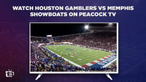 How to Watch Houston Gamblers vs Memphis Showboats live in Japan on Peacock [Brief Guide]