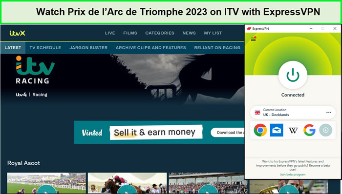  Mira-el-Prix-de-lArc-de-Triomphe-2023 in - Espana En ITV con ExpressVPN 