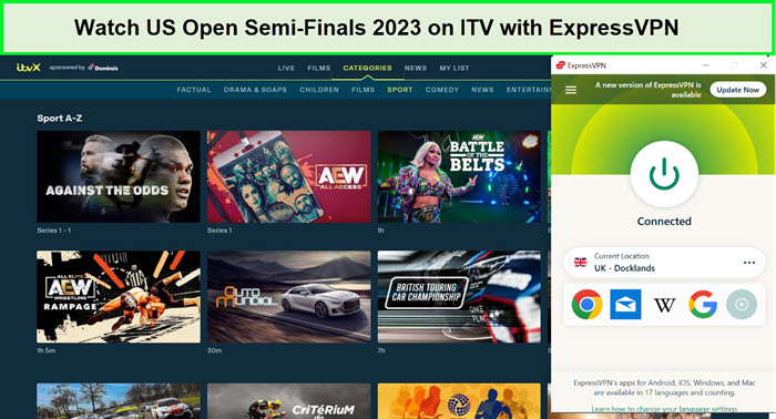 Watch-US-Open-Semi-Finals-2023-in-Netherlands-on-ITV-with-ExpressVPN