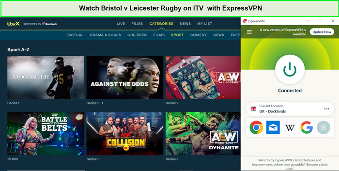  Mira Bristol contra Leicester Rugby in - Espana En ITV con ExpressVPN 