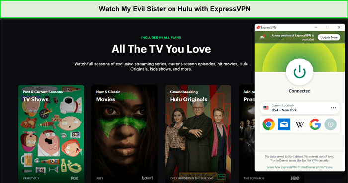  ExpressVPN entsperrt Hulu für meine böse Schwester. in - Deutschland 