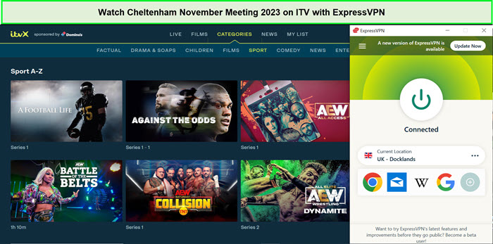  Regardez la réunion de novembre de Cheltenham 2023. in - France Sur ITV avec ExpressVPN 