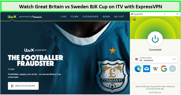  Mira Gran Bretaña vs Suecia BJK Cup in - Espana En ITV con ExpressVPN 
